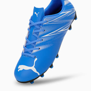 ATTACANTO FG/AG Youth Football Boots, Bluemazing-PUMA White, extralarge-IND