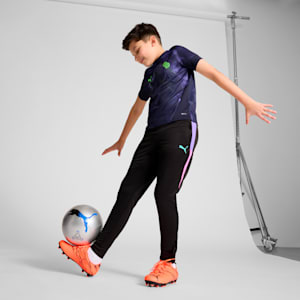 Tacos de futbol ATTACANTO FG/AG para adolescentes, Glowing Red-PUMA Black, extralarge