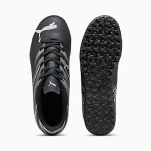 ATTACANTO Turf Trainer Big Kids' Soccer Cleats, PUMA Black-Silver Mist, extralarge