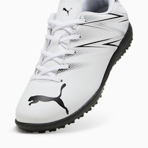 キッズ アタッカント TT サッカー トレーニングシューズ 17-24.5cm, PUMA White-PUMA Black, extralarge-JPN