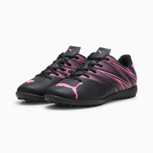ATTACANTO TT Youth Football Boots, PUMA Black-Poison Pink, extralarge-IND