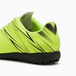 ATTACANTO TT Youth Football Boots, Electric Lime-PUMA Black, extralarge-IND