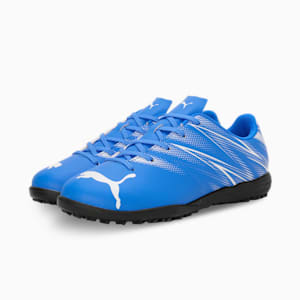 ATTACANTO TT Youth Football Boots, Bluemazing-PUMA White, extralarge-IND