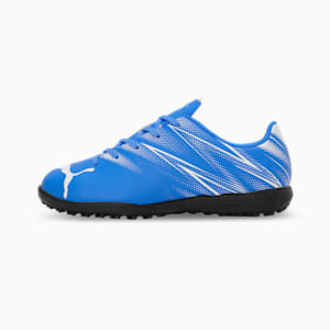 ATTACANTO TT Youth Football Boots, Bluemazing-PUMA White, extralarge-IND