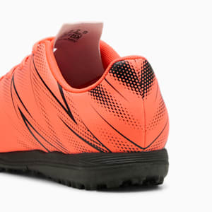 ATTACANTO Turf Trainer Kids' Soccer Cleats, Glowing Red-PUMA Black, extralarge