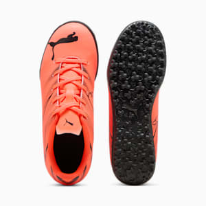 ATTACANTO Turf Trainer Kids' Soccer Cleats, Glowing Red-PUMA Black, extralarge