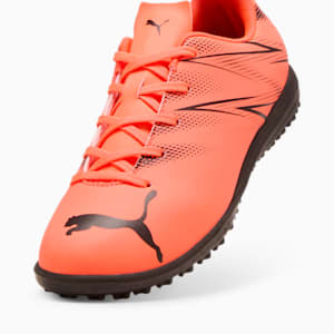 ATTACANTO Turf Trainer Kids' Soccer Cleats, Glowing Red-PUMA Black, extralarge