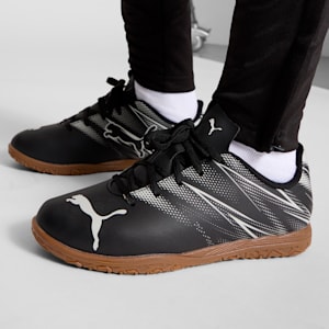 Chaussure de soccer ATTACANTO IT Jeune, PUMA Black-Silver Mist, extralarge