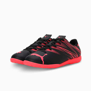 ATTACANTO IT Youth Football Boots, PUMA Black-Fire Orchid, extralarge-IND