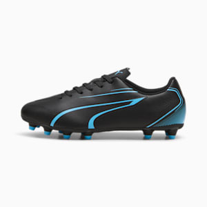 VITORIA FG/AG Men's Football Boots, PUMA Black-Luminous Blue, extralarge-IND