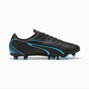 VITORIA FG/AG Men's Football Boots, PUMA Black-Luminous Blue, extralarge-IND