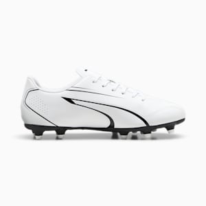 VITORIA FG/AG Men's Football Boots, PUMA White-PUMA Black, extralarge-IND