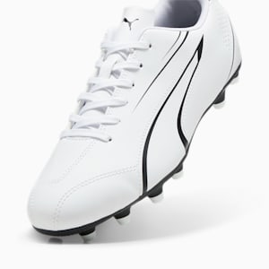 VITORIA FG/AG Men's Football Boots, PUMA White-PUMA Black, extralarge-IND