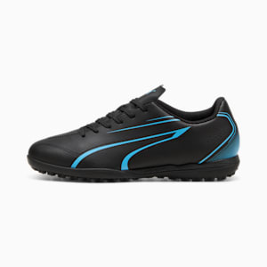 VITORIA TT Men's Football Boots, PUMA Black-Luminous Blue, extralarge-IND