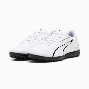 VITORIA TT Men's Football Boots, PUMA White-PUMA Black, extralarge-IND