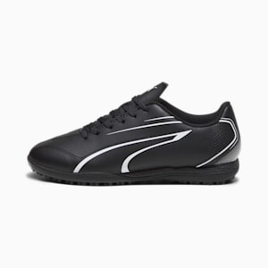 キッズ ヴィトーリア TT サッカー トレーニングシューズ 17-24.5cm, PUMA Black-PUMA White, extralarge-JPN