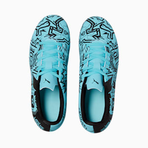 PUMA x CHRISTIAN PULISIC TACTO II Firm Ground/Artificial Ground Kids' Soccer Cleats, Hero Blue-PUMA Black, extralarge