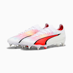 ULTRA ULTIMATE MxSG Men's Football Boots, PUMA White-PUMA Black-Fire Orchid, extralarge-GBR
