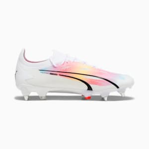 ULTRA ULTIMATE MxSG Men's Football Boots, PUMA White-PUMA Black-Fire Orchid, extralarge-GBR