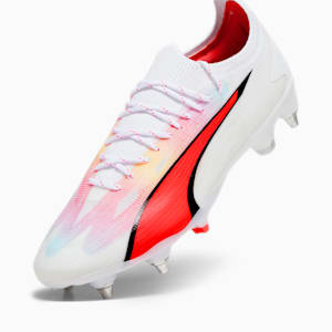 ULTRA ULTIMATE MxSG Men's Football Boots, PUMA White-PUMA Black-Fire Orchid, extralarge-GBR