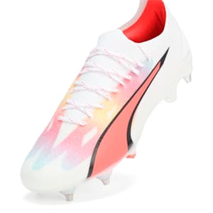 メンズ ウルトラ アルティメット MXSG サッカー スパイク, PUMA White-PUMA Black-Fire Orchid, extralarge-JPN