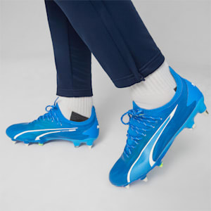 ULTRA ULTIMATE MxSG Men's Football Boots, Ultra Blue-PUMA White-Pro Green, extralarge-GBR