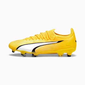 ULTRA ULTIMATE FG/AG Women's Football Boots, Yellow Blaze-PUMA White-PUMA Black, extralarge-IND