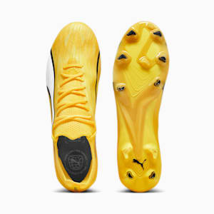 ULTRA ULTIMATE FG/AG Women's Football Boots, Yellow Blaze-PUMA White-PUMA Black, extralarge-IND