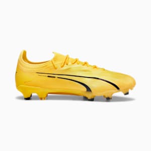 ULTRA ULTIMATE FG/AG Women's Football Boots, Yellow Blaze-PUMA White-PUMA Black, extralarge-IND