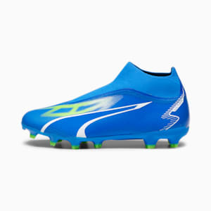 ULTRA MATCH+ LL FG/AG Men's Football Shoes, Ultra Blue-PUMA White-Pro Green, extralarge-IND