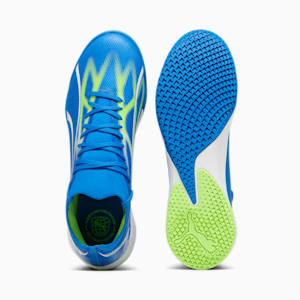 Tacos de fútbol ULTRA MATCH IT para hombre, Ultra Blue-PUMA White-Pro Green, extralarge