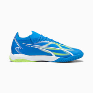 Tacos de fútbol ULTRA MATCH IT para hombre, Ultra Blue-PUMA White-Pro Green, extralarge