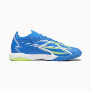 ULTRA MATCH Indoor Trainer Men's Soccer Cleats, Ultra Blue-PUMA White-Pro Green, extralarge