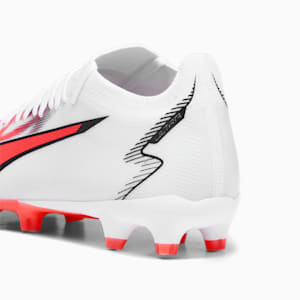 ULTRA MATCH FG/AG Women's Football Boots, PUMA White-PUMA Black-Fire Orchid, extralarge-GBR