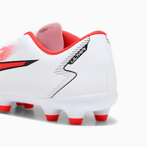 メンズ ウルトラ プレイ HG/AG サッカー スパイク, PUMA White-PUMA Black-Fire Orchid, extralarge-JPN