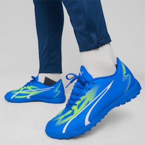 ULTRA PLAY TT Men's Football Boots, Ultra Blue-PUMA White-Pro Green, extralarge-IND