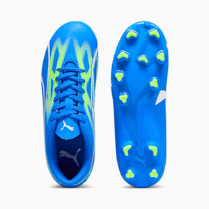 ULTRA PLAY FG/AG Youth Football Boots, Ultra Blue-PUMA White-Pro Green, extralarge-IND
