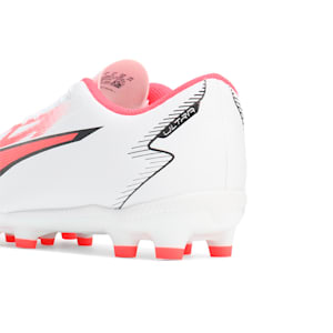 キッズ ウルトラ プレイ HG + MID サッカー スパイク 20-24.5cm, PUMA White-PUMA Black-Fire Orchid, extralarge-JPN