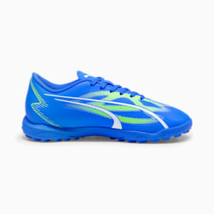 ULTRA PLAY TT Youth Football Boots, Ultra Blue-PUMA White-Pro Green, extralarge-IND