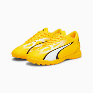 ULTRA PLAY TT Youth Football Boots, Yellow Blaze-PUMA White-PUMA Black, extralarge-GBR