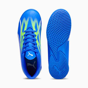 ULTRA PLAY IT Youth Football Boots, Ultra Blue-PUMA White-Pro Green, extralarge-IND