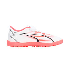 キッズ ウルトラ プレイ TT V サッカー トレーニング シューズ 17-24.5cm, PUMA White-PUMA Black-Fire Orchid, extralarge-JPN