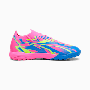 ULTRA MATCH ENERGY TT Football Boots, Luminous Pink-Yellow Alert-Ultra Blue, extralarge-GBR
