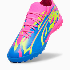 ULTRA MATCH ENERGY TT Football Boots, Luminous Pink-Yellow Alert-Ultra Blue, extralarge-GBR