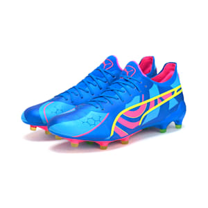 メンズ プーマ キング アルティメット エナジー FG/AG サッカー スパイク, Ultra Blue-Luminous Pink-Luminous Blue, extralarge-JPN