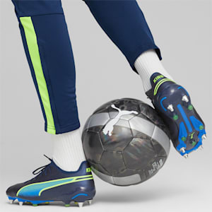 KING ULTIMATE MxSG Football Boots, Persian Blue-Pro Green-Ultra Blue, extralarge-GBR