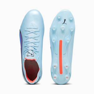 Chaussures de soccer avec crampons KING ULTIMATE FG/AG, Silver Sky-PUMA Black-Fire Orchid, extralarge