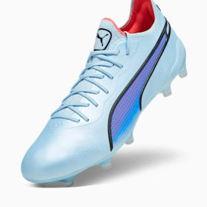 Chaussures de soccer avec crampons KING ULTIMATE FG/AG, Silver Sky-PUMA Black-Fire Orchid, extralarge