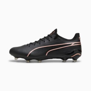 KING ULTIMATE FG/AG Men's Soccer Cleats, Cheap Jmksport Jordan Outlet Black-Copper Rose, extralarge