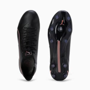 King Ultimate FG/AG Unisex Football Boots, PUMA Black-Copper Rose, extralarge-IND